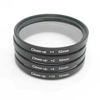 Close Up Makro Filtr Kit s Carry Bag +1 +2 +4 +10 Close-UP 49 52 55 58 62 67 72 77 mm pro Canon Nikon Sony Kamery