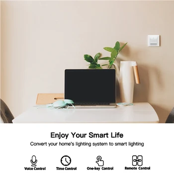 Tuya WiFi Inteligentní Světla vypínače Zásuvky Tlačítko DE EU Inteligentní Život Bezdrátové Dálkové Ovládání Práce s Alexa Google Domov