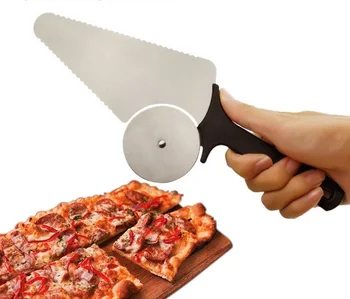 1KS Kreativní Skládaný Kolo Pizza Nůž z Nerezové Oceli Pizza Cutter Pečivo Slicer Kuchyňské Nástroje LB 053