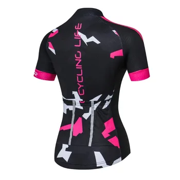 Cyklistický Dres Ženy na Kole Top Tričko Letní Krátký Rukáv MTB 2021 Cyklistické Oblečení Ropa Maillot Ciclismo Závodní Kolo Oblečení