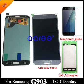 Testováno Super AMOLED Pro SAMSUNG S5 NEO G903 LCD Displej pro Samsung G903F S5 NEO LCD Displej Dotykový Digitizér Shromáždění