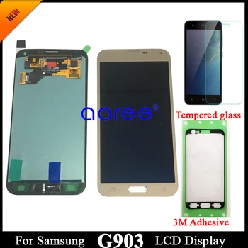 Testováno Super AMOLED Pro SAMSUNG S5 NEO G903 LCD Displej pro Samsung G903F S5 NEO LCD Displej Dotykový Digitizér Shromáždění
