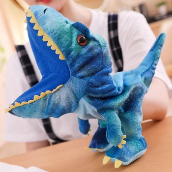 Plyšový dinosaurus loutky plněné plyšové hračky drak maňásek