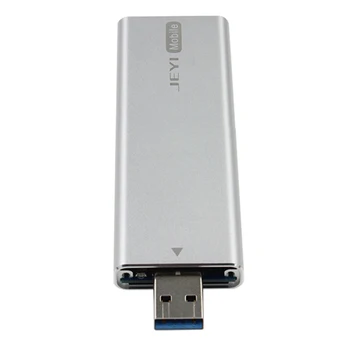 JEYI m.2 NGFF na USB3.0 Krytu z hliníkové Slitiny SATA3 SSD HDD Enclosure Pouzdro pro OBLOŽENÍ XN5 pro 2230 2242 2260 2280 M2 SSD