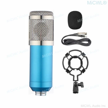 Profesionální Nahrávací Studio Live PC Karaoke Zpívat Mikrofon Kondenzátorový Blue Mic Microfone s Šok Mount psací Stůl Podporu