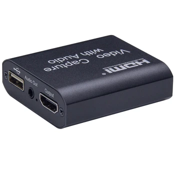 1080P 4K HDMI Video Zařízení pro Digitalizaci HDMI / USB 3.0 Video Capture Kartu s 3,5 mm Stereo Výstup pro PC OBS Živé Vysílání