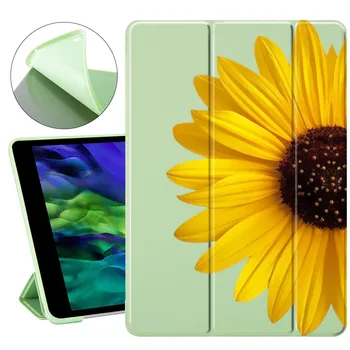 Roztomilý Slunečnice Pouzdro Pro ipad 8. Generace Pouzdro Pro 11 iPad Pro Rok 2020 Případ ipad Mini 1 2 3 4 5 Funda Pro ipad Air 4 2 3 Kryt