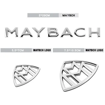 Pro Mercedes-Benz Maybach S-Class S400 S600 car Styling úprava Přestavět zadní dekorace kovové ocas Auto samolepka Příslušenství