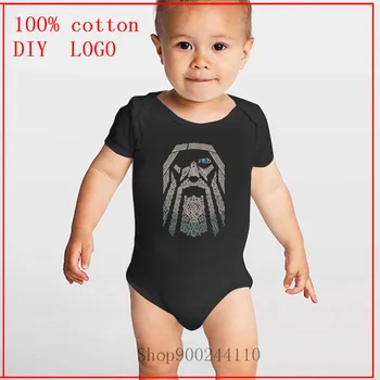 2020 Summer Infant Vikingové Valhalla, Odin Novorozeně Dupačky Oblečení Perfektní Tištěné Kombinézu Kostýmy Pyžamo Casual