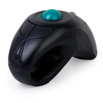 Digitální 2.4 GHz Wireless Trackball Mouse Ergonomický Design Prstu Pomocí Track Ball Myš Kapesní Optické Myši pro PC Android TV