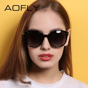 AOFLY Módní Lady Sluneční brýle New Polarizační Brýle Ženy Vintage Slitiny Rám Klasické Značky Designer Odstíny Oculos AF7913