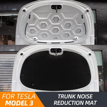 Přední Kapota Motoru Pro Snížení Hluku Mat Zvuková Izolace Bavlna Pad Pro Tesla Model 3 Izolace Ochranný Kryt Samolepka