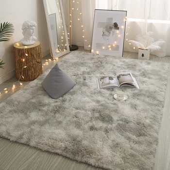 Strakatý gradient tie-barvivo koberců obývací pokoj ložnice noční koberec Nordic minimalistický pohovka noční mat konferenční stolek hedvábí koberec