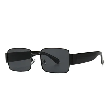 Náměstí sluneční Brýle Odstíny Parní Punk Retro Vintage Dámy, Ženy Luxusní Značky UV400, Černý Kovový Rám Řidičské Brýle