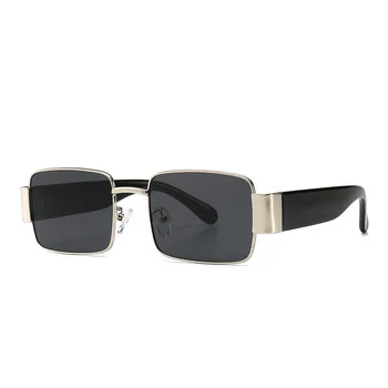 Náměstí sluneční Brýle Odstíny Parní Punk Retro Vintage Dámy, Ženy Luxusní Značky UV400, Černý Kovový Rám Řidičské Brýle