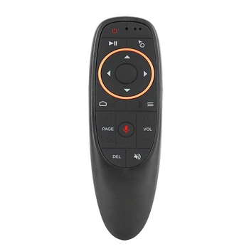 G10 Air Mouse Dálkové Ovládání Remote Voice 2.4 Ghz Google Voice Search Assistant Ir Učení Bez Gyro Pro Android Tv Box Černý
