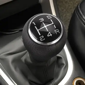 Nové 5 Rychlostí Ruční Auto Gear Shift Měnič Knoflík Pro CITROËN C1, C3, C4 Pro PEUGEOT 106 107 205 206 207 ABS Kůže