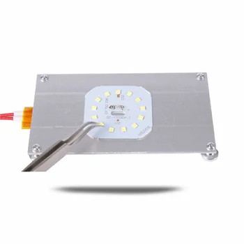 Hliníková LED Odstraňovač Topení Pájecí plošky Čipu Demolice Svařování BGA Stanice PTC Rozdělit Deska Topná Deska