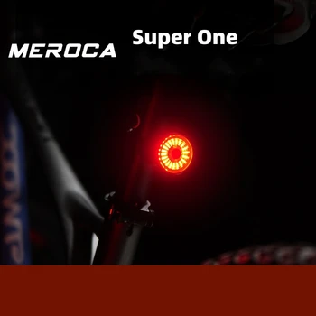 MEROCA Silniční Kolo Super LED zadní Světla, Inteligentní Senzor Světla USB nabíjecí MTB Kolo