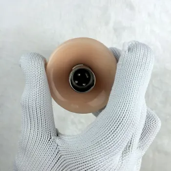 2017 Kandované Jablko penis s podstavcem anální sex machine příslušenství sex hračka simulace dildo pro lásku stroj ENHOT-WS-044