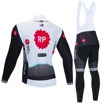 RP cyklo TEAM dres zimní sportovní oblečení cyklistické kalhoty Ropa Ciclismo Tepelné fleece profi cyklistika krátké Maillot oblečení