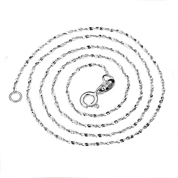 Ženy Módní Sterling Silver 925 Řetězce Náhrdelníky Příslušenství Nejvyšší Kvality náhrdelník Náhrdelník pro Svatební Party Dárky 16/18inch