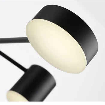 Moderní Černé Zlato Bílé Dlouhé Pozastavena Led Stropní Lustr Světlo 2020 Lampa Pro Hala Kuchyně Obývací Pokoj Podkroví Ložnice