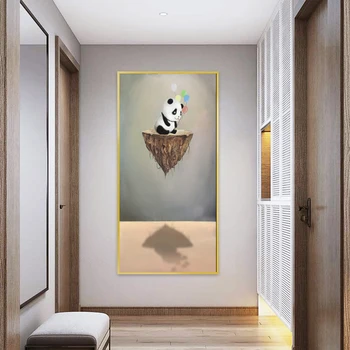 Abstraktní Osamělý Člun Zvíře Malířské Plátno Nordic Veslař Plakát Tisk Nostalgické Zeď Umění pro Obývací Pokoj Ložnice Japonském Stylu