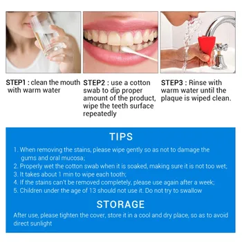 BREYLEE Zuby Bělení Podstatu Ústní Hygiena Čistící Sérum White Gel Péče o Zuby Bělení Zubů, Zubní Nástroje, Dokonalý Úsměv 10ml