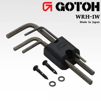 Gotoh WRH-1W Černé Klíč Držák w/ 4 Allen Hex Klíče