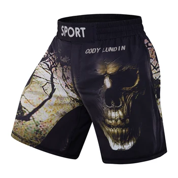Cody Lundin Pánské MMA Šortky Vlastní OEM Design Školení Nosit Módní Sportovní Kalhoty