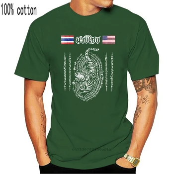 Muay Thai, Thajsko, Usa T-Shirt 2020 Módní Bavlna Slim Fit Top Košile pro Muže Vlastní Tištěné Trička