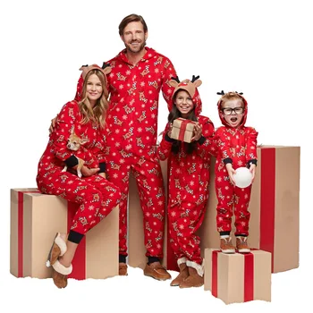 2020 Vánoční Odpovídající Rodina Pyžamo Dospělé Dítě, Dítě, Rodina, Odpovídající Oblečení, Pyžamo Jelen Vytištěný Rodině Oblečení Na Spaní Plus Velikost