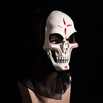 GNHYLL Halloween, Strašidelná Maska Lebka Svatého Děsivý Výkřik Plný Obličej, Maska na Maškarní Party Šaty Kostým pro Dospělé Party Festival Cosplay