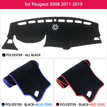 Palubní deska Krycí Ochranná Podložka pro Peugeot 5008 2017 2018 2019 2020 Auto Příslušenství palubní Desce sluneční Clony Koberec Anti-UV Dashmat