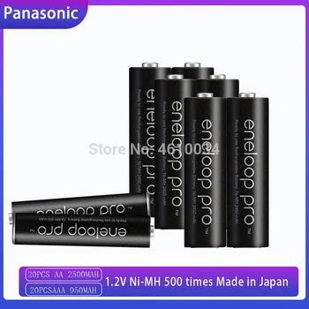 Panasonic High kapacity, 20pc 1,2 V AA 2500Mah + 20pc AAA 950mah Baterie AA/AAA 3A Nabíjecí Baterie S Baterií Případě Dárek