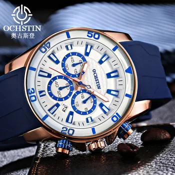 OCHSTIN 2019 Moderní Hodinky Muži Sportovní Náramkové hodinky Luxusní Značky Vojenské Armády Pro muže Hodiny Quartz relogio masculino