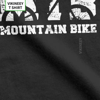 Horské Kolo Vintage MTB T-Košile Zoufalý Design T Shirt Muži Velkoobchodní Šaty Novinka Posádky Krku Čištěný Bavlny Odpališť