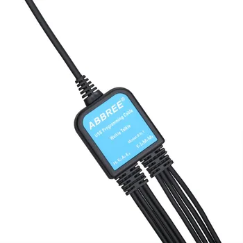 Abbree 8 v 1 USB Programovací Kabel pro Baofeng UV5R UV82 888S Pro TYT Kenwood, Motorola, Icom, Yaesu HYT Walkie Talkie Rádio