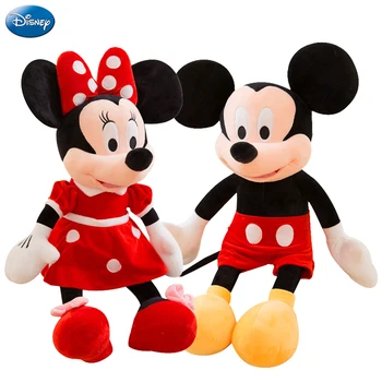 30-100cm Disney Mickey Mouse, Minnie, Kačer Donald, Daisy, Goofy Pluto Zvíře Plněné Plyšové Hračky, Panenky, Dárek k Narozeninám Pro Děti, Holka