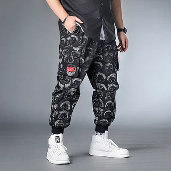Streetwear Pánské Harémové Kalhoty Hip Hop Příležitostné Muž sportovní Kalhoty Plus Velikosti 7XL 8XL Velké Velikosti Běžce Kalhoty Pánské Kalhoty