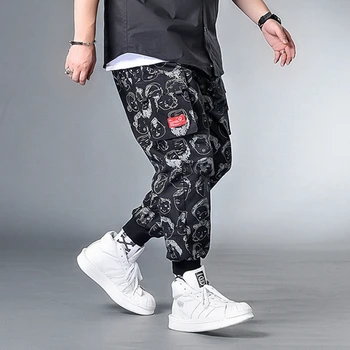 Streetwear Pánské Harémové Kalhoty Hip Hop Příležitostné Muž sportovní Kalhoty Plus Velikosti 7XL 8XL Velké Velikosti Běžce Kalhoty Pánské Kalhoty