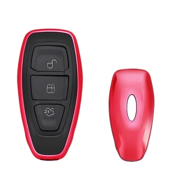 TPU Klíče od Auta ochranné Pouzdro Protector Kryt Přívěšek na klíče Keychain Držák do Auta Shell Příslušenství Pro Kuga Ford Focus Mondeo