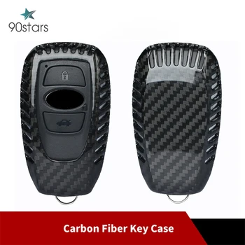 Carbon Fiber Auto Klíč Případě Shell Kryt pro Subaru Legacy Forester Impreza Trezia BRZ WRX Levorg Outback Bezklíčový Vstup Protector