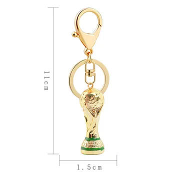 Světový Pohár pohár pohár klíčenka závěsné dekorace slitiny řemesla přívěsek fotbalové ocenění displej