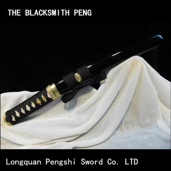 Japonské Mědi Tanto Pro Samurajský meč katana dragon blade Longquan Čínské meče, zbraně/nože/dao jian/real/ninja
