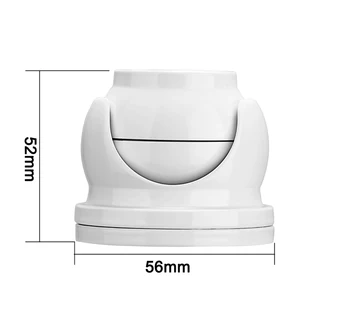 4ks Tašku, 5mp,4mp,2mp 1080P Bílý Kov Infračervené Venkovní IP66 Detekce Obličeje Mini Polokoule Dome AHD Bezpečnostní CCTV Kamery