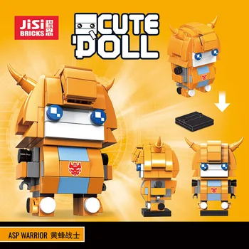 Cihla Transformer Optimus Prime Brickheadz Hračky pro Děti Bumblebee, Megatron Super Hrdina Malé Stavební Blok Model Set pro Kluky