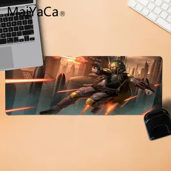 MaiYaCa Star Wars Boba Fett Trvanlivé Gumovou Podložku pod Myš Podložka Gamer Gaming Keyboard Mat Počítače Tablet anime Myši myši mat