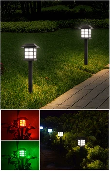 Solární světlo LED malé místnosti trávník lampa venkovní vodotěsné zahrada trávník, zahrada, krajina, silnice, nádvoří, terasu, chodník, trávník lampa